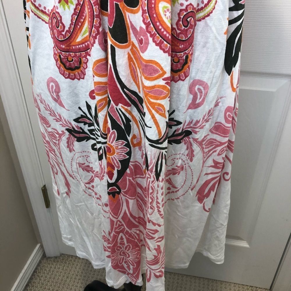 Paisley and floral beach dress size large - Picture 3 of 9